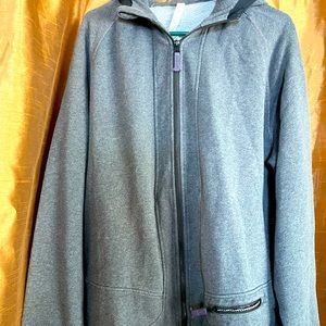 Lululemon Mens full zip gray hoodie